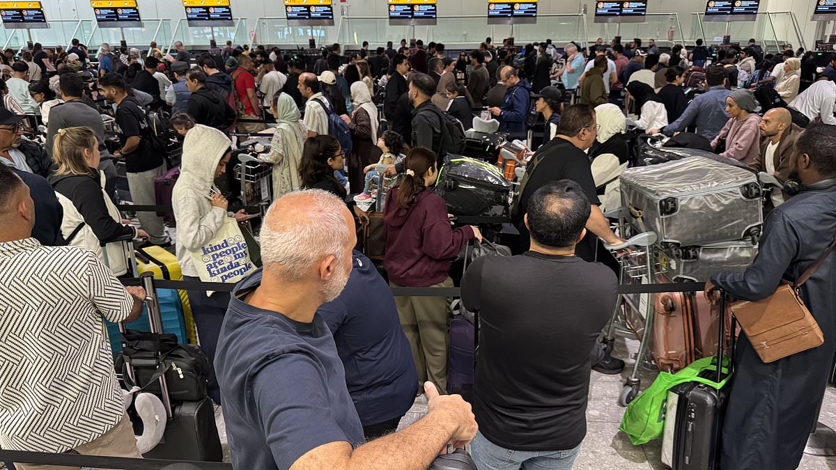 Passengers face second day of travel hell at Heathrow Airport